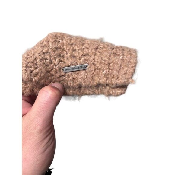 Abercrombie & Fitch Long Sleeve Turtle Neck Pullover Sweater Brown Size Medium - Picture 9 of 15